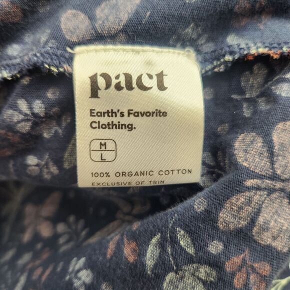 Pact Organic Cotton Robe-M/L-Bufferfly/Dragonfly/Floral-No Belt-Cottagecore - Picture 12 of 12